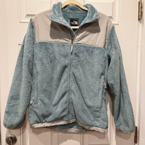 The north face fuzzy jacket teal - Picture 3 of 8